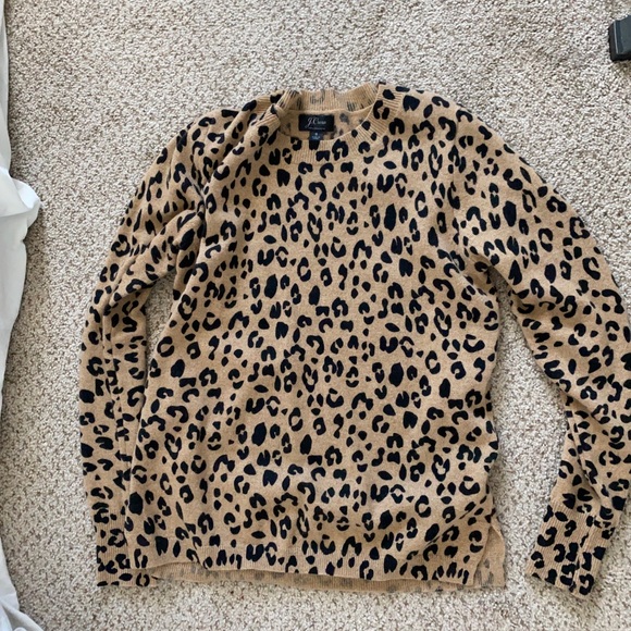 Cheetah cashmere sweater - Picture 3 of 3